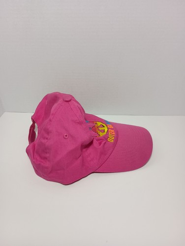 Outer Banks North Carolina Peace Hat Pink Adjustable Strap Back Cap Canvas OBX - Picture 2 of 8