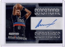 2024-25 Panini Prizm Black Ausar Thompson Sensational Signatures #SS-ASR