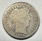 1896-S  BARBER DIME  GOOD   KEY DATE  #1728