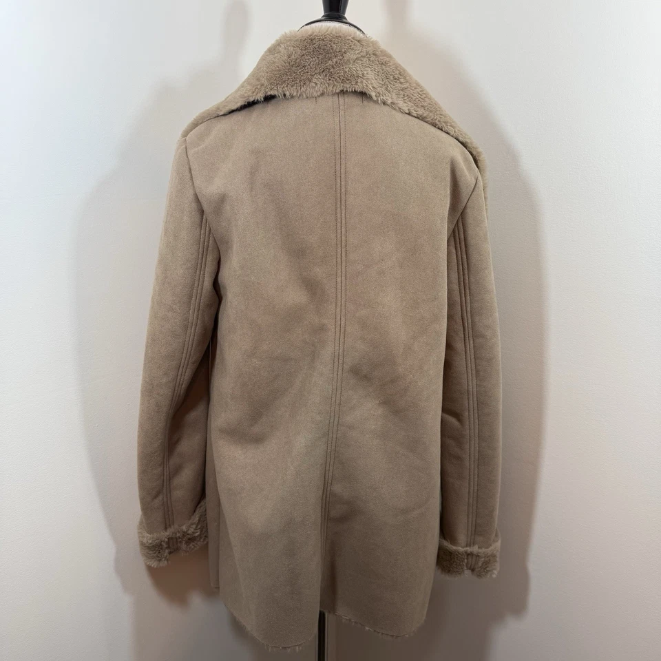 Abrigo de piel sintética Kut from the Kloth S chaqueta sherpa de gamuza abotonada longitud media Foto 4 de 4