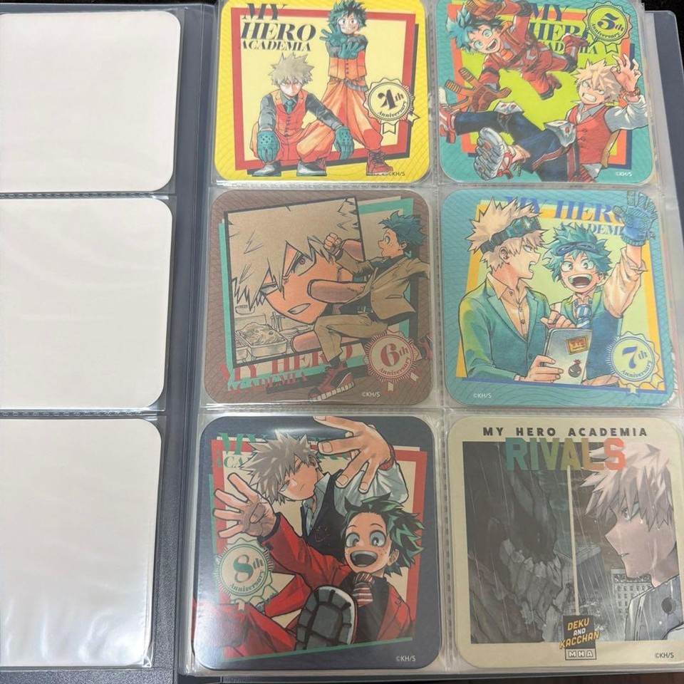 My Hero Academia Art Coasters Rivals Complete Set 48pcs Izuku Katsuki ...