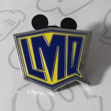 LMQ Logo Lightning McQueen Cars Land DCA Haul-O-Ween Booster Disney Pin 139015