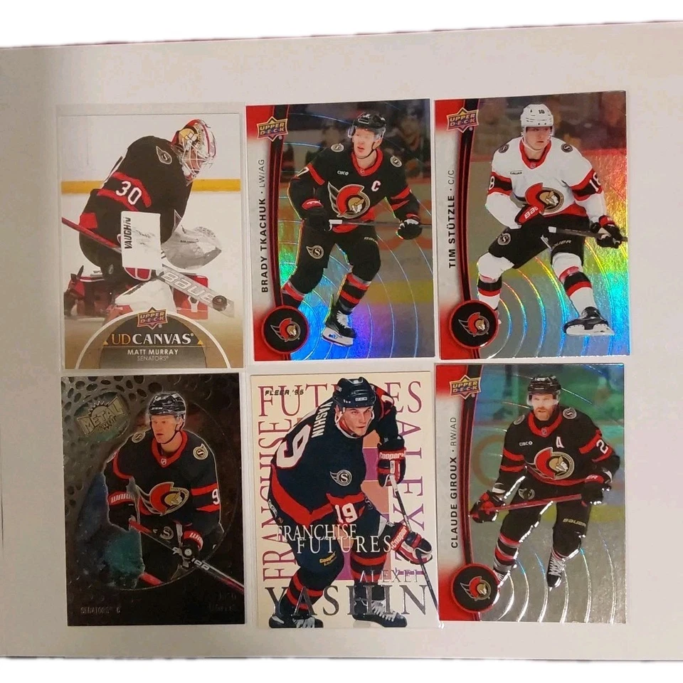 OTTAWA SENATORS 40 CARD LOT - BOBBY RYAN JERSEY CARD, NORRIS OUTBURST SILVER  - Image 4 of 4
