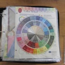 Crop In Style PSB Storage 3 Ring Zip Binder Black Purple Plus 23 Sleeves LOADED