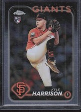 2024 Topps Chrome Kyle Harrison Rookie San Francisco Giants #191