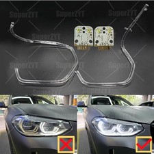 White Angel Eye DRL Guide Tube Strip Board For BMW X3 G01 X4 G02 F97 F98 Pre-LCI
