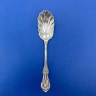 Vintage Wild Rose International Sterling Silver Sugar Shell Spoon 30g