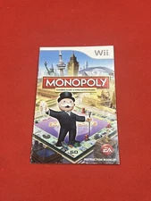 (Manual Only) Monopoly - Nintendo Wii Authentic Instruction Booklet Game