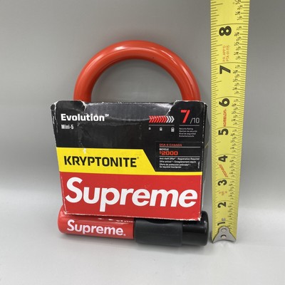 Supreme NYC Kryptonite Evolution Mini-5 Bicycle Lock New DS U Lock  
