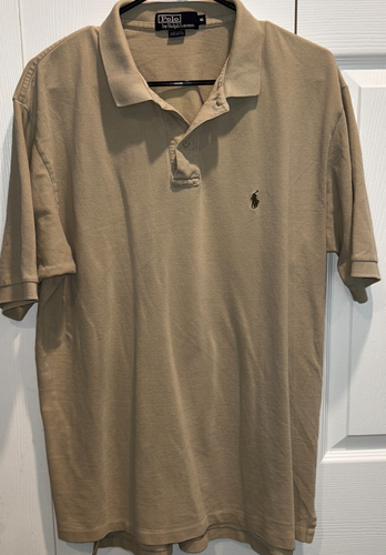 Polo Ralph Lauren Poloshirt Herren XL 100% Baumwolle hellbraun - Bild 2 von 5
