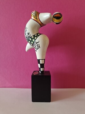 Skulptur frauen Figur  Thomas Hoffmann/Tom's Drag gesamt 20 cm. hoch 