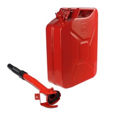 Metallkanister 20L Kanister Benzinkanister Dieselkanister Reservekanister Rot