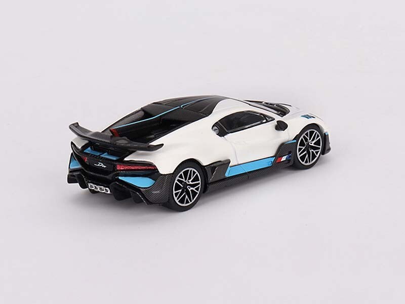 Bugatti Divo – White (Mini GT) Diecast 1:64 Scale Model - TSM