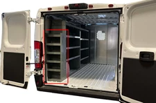 Storage End Shelf Tower to fit Ford Transit Mid & High Roof, Sprinter, ProMaster