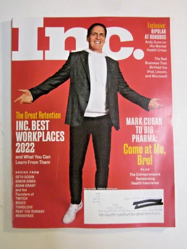Magazine   Inc.  Mark Cuban Challenges Big Pharma  May June 2022