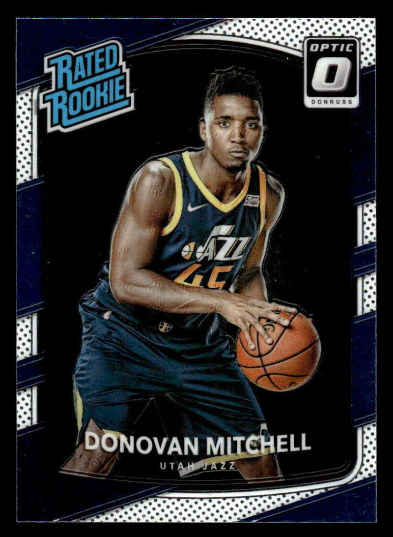 2017-18 Donruss Optic Donovan Mitchell Rated Rookie RC #188 Utah Jazz JX2730