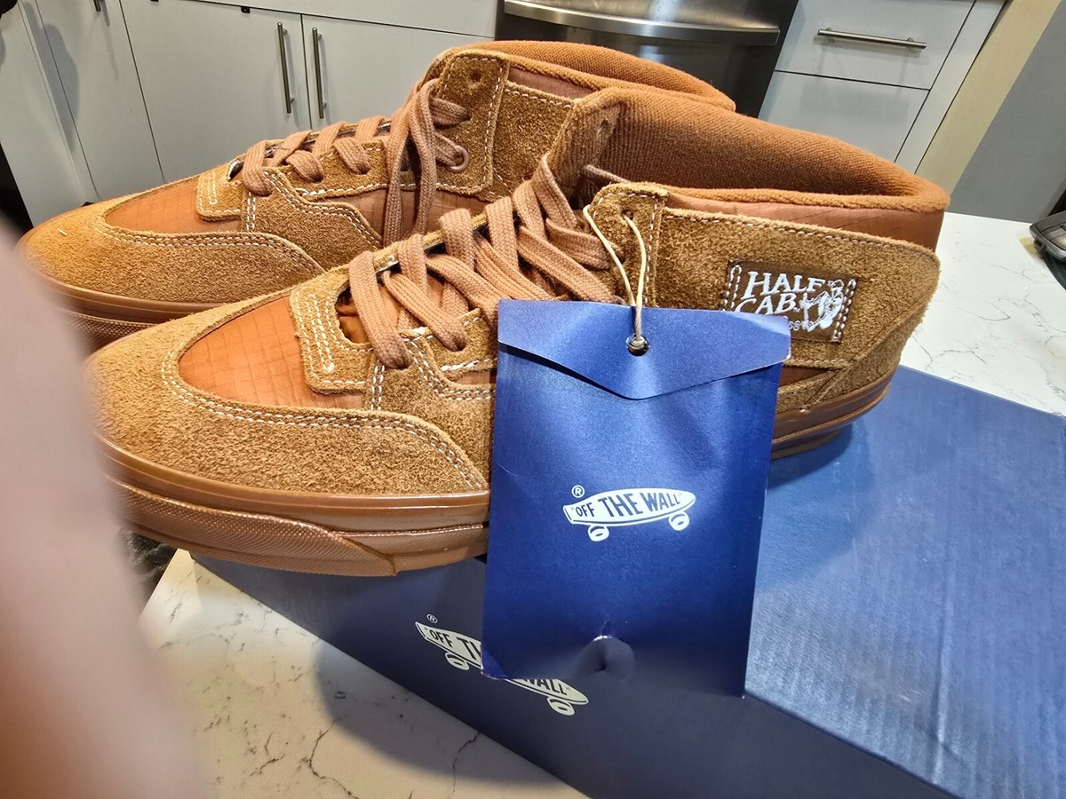 Vans Half Cab Reissue 33 Hairy Suede Ginger VN000CXJDDQ MENS SIZE