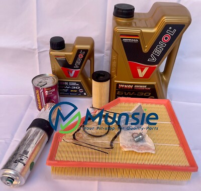 BMW X1 (E84) -2009-2015 (N47 Diesel) 3 Filter Service Kit,6L 5W30 Venol Oil