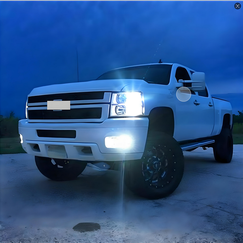 Xenon White LED Headlight Fog Light Bulbs Kit For GMC K3500 Sierra Cab 1990-1998 - Picture 7 of 18