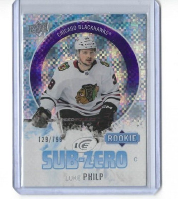2023-24 Upper Deck Ice Luke Philp Sub-Zero SP Rookie Insert SZ-55 129/799