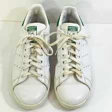 Adidas Stan Smith Sneakers White Green Size Men's 7  Women's 8.5 Lace-Up Tennis