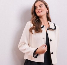 Gal Meets Glam Jacket White Size 00