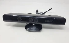 Official Black Kinect Motion Sensor Bar Xbox 360 Without Cable Tested & Working