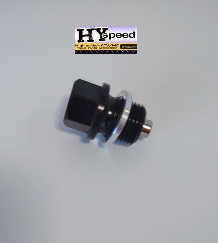 HYspeed M14x1.25 Aluminum Black Engine Oil Drain Plug Bolt DR650 ALL eBay