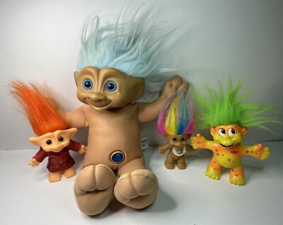 Trolls Rainbow Hair Russ, Plush Treasure Troll, Unbranded
