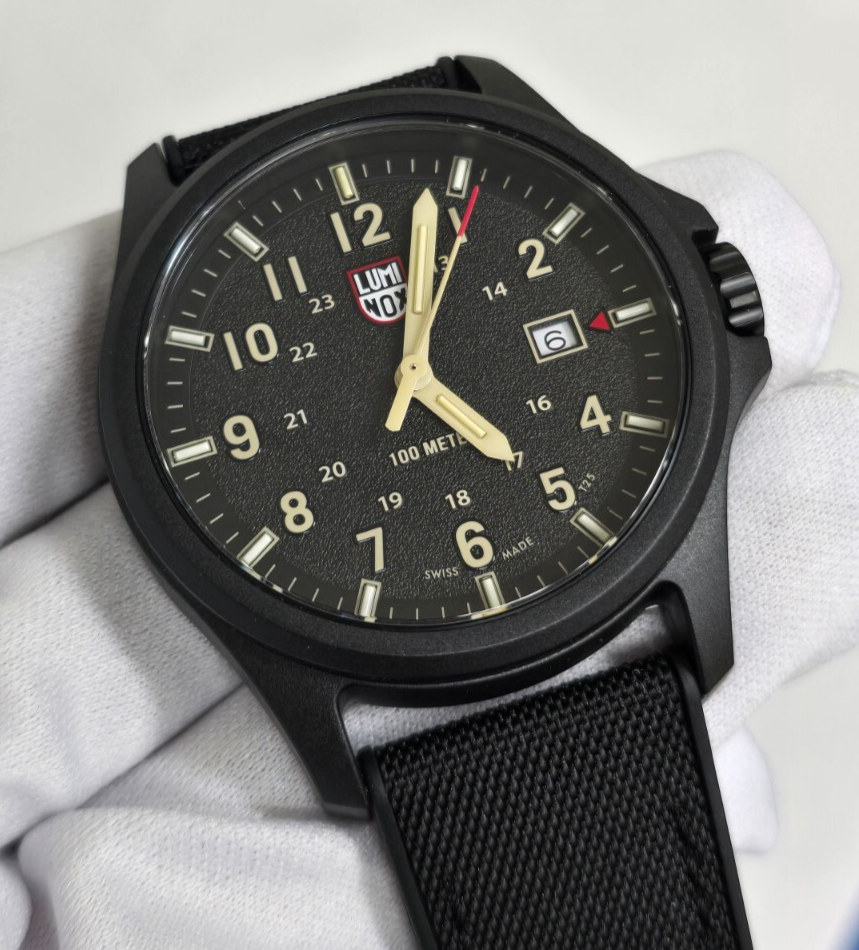 Luminox 腕時計 Luminox Commando GMT Raider Military Sapphire Beige Green Band