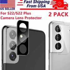 2PC for Samsung Galaxy S22/S22+ Plus Camera Lens Protector Cover Tempered Glass 