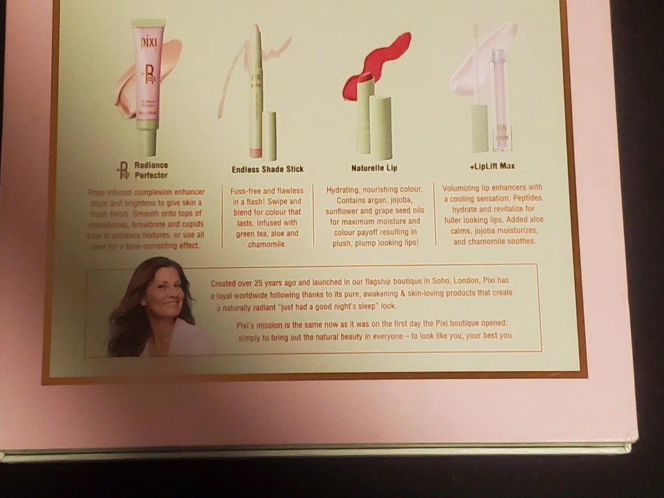 Pixi Beauty Glow Promo Caja de Regalo JUEGO DE CUIDADO DE LA PIEL MAQUILLAJE NUEVO Incluye 4 Artículos Foto 3 de 4