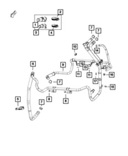 HVAC Heater Hose Kit Mopar 52014856AE