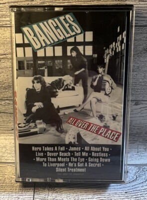 THE BANGLES - ALL OVER THE PLACE  - CASSETTE TAPE ALBUM 1984
