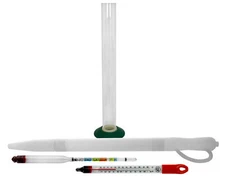 Thermometer and Hydrometer Test Kit for Home Brewing
