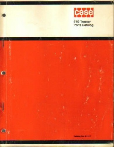 Case 970 Tractors Parts Manual - Picture 1 of 1