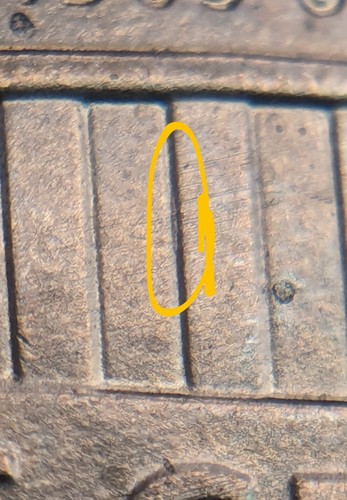 3-2019 Lincoln Shield Cent Errors DDR Doubled Die Reverse Penny Between Stripes - Picture 7 of 22