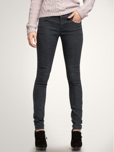 BLUE SNAKESKIN LEGGING DENIM JEANS HOL 