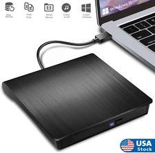 USB 3.0 Slim External CD DVD Drive Disc Player Burner Writer For Laptop PC Mac