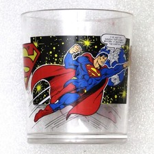 Plastic Superman Drinking Glass 1972 Zak Designs Taiwan