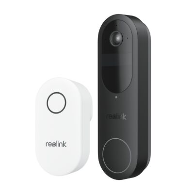 Reolink Video Doorbell Akku Türklingel Kamera 2K Videotürklingel 2,4/5GHz WLAN