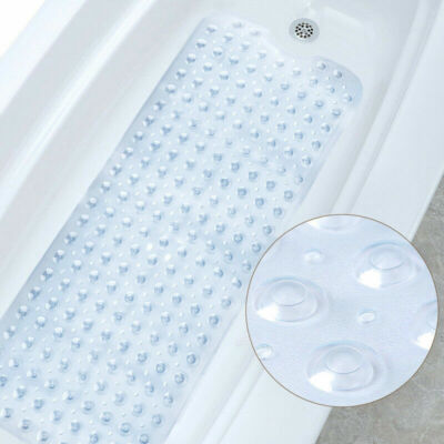 TECHTONGDA Allergen-free Vinyl 40x16 inch Non-slip Bath Tub & Shower Mat