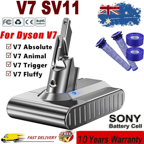 9500mAh Battery Replacement For Dyson V7 SV11 Motorhead V7 Animal Pro V7 Trigger
