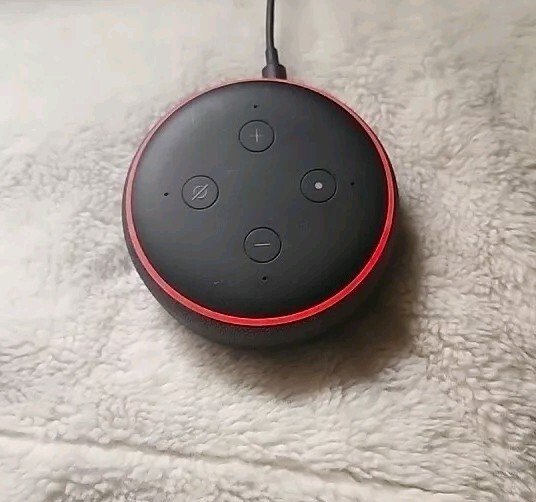 Amazon Echo Dot Smart Speaker with Alexa Tested and Working-image