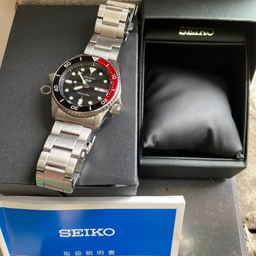 Seltene Seiko SBSA249 SKX Mid-Size Coke Bezel Limited Automatik Uhr JDM Fullset - Bild 2 von 9