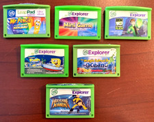 6 Leap Frog LeapPad Explorer Learning Game lot LeapPad 1 2 3 XDI Ultra Platinum