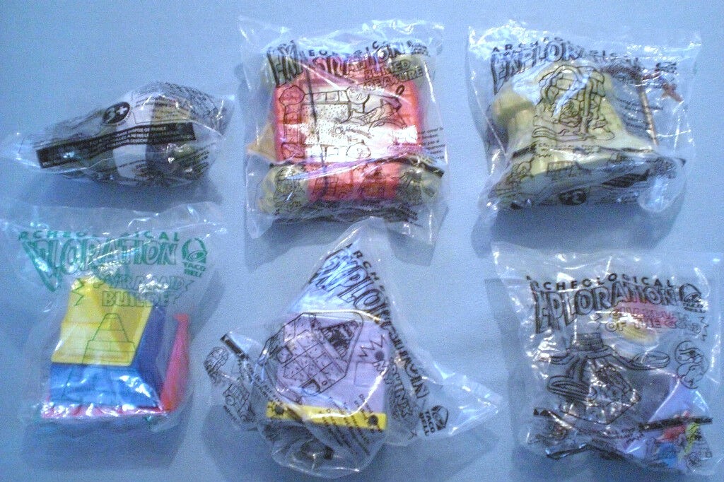 Taco Bell 2001 - Archeological Exploration - Complete Set of 6 MIP