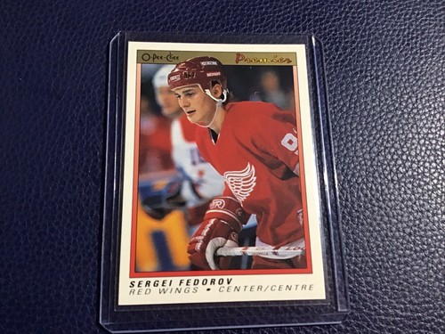 SERGEI FEDOROV 1990-91 O Pee Chee Premier RC Rookie Card #30 #2