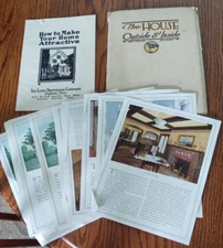 Antique 1914 Lowe Brothers Paint Co., House Outside & Inside Color Portfolio