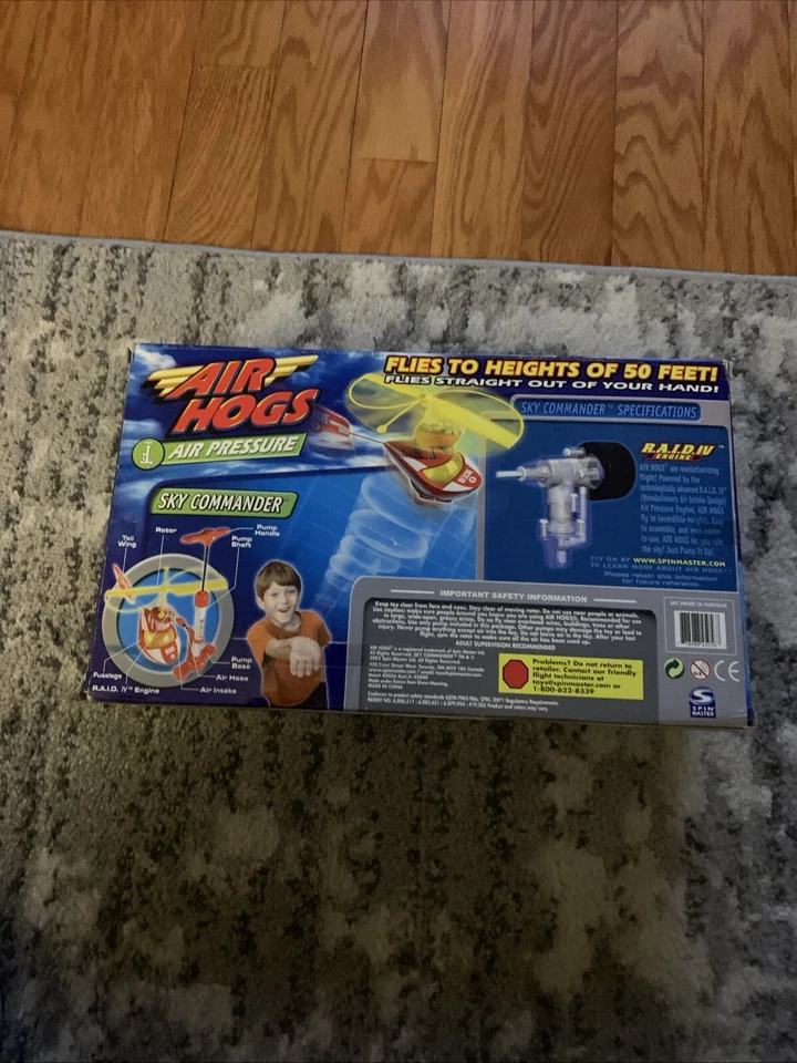 Very Cool! Vintage Air Hogs Sky Commander Rescue Helicopter, Open Box - Image 3 of 4